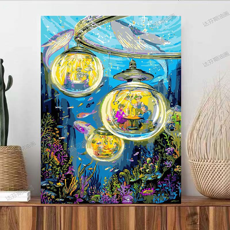 Fantasy Landschaft Leinwand Kunstdruck Brehn