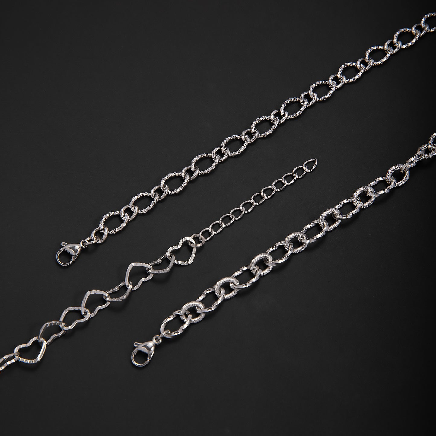 Vernetztes Metall-Gliederarmband Brehn