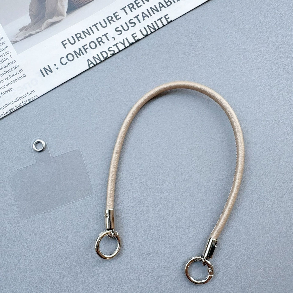 Premium langlebiger Schlüsselband mit Metallclips Brehn