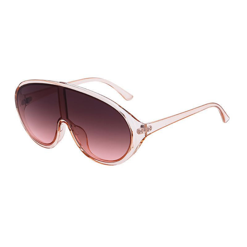 Damen modische Sonnenbrille im futuristischen Stil Brehn