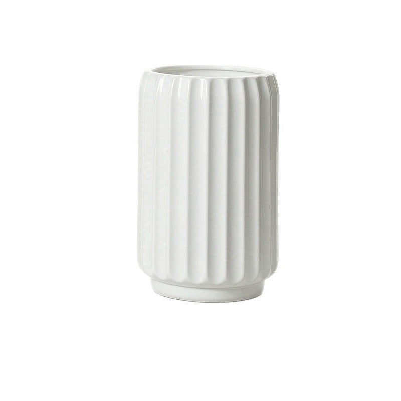 Elegante Fluted Dekorative Bodenvase Brehn
