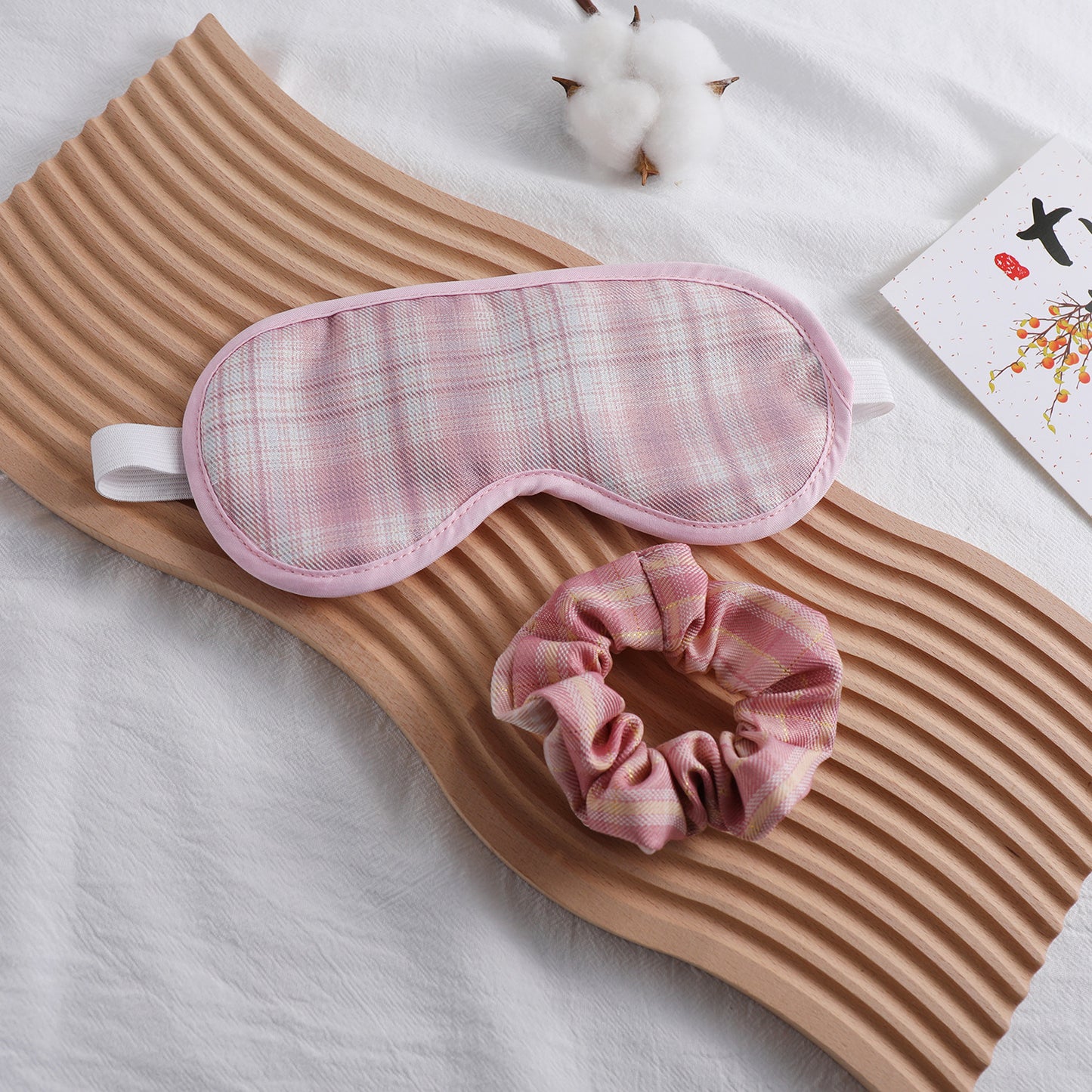 Unisex nan weich gepolsterte Schlafmaske mit verstellbarem Elastikband Brehn