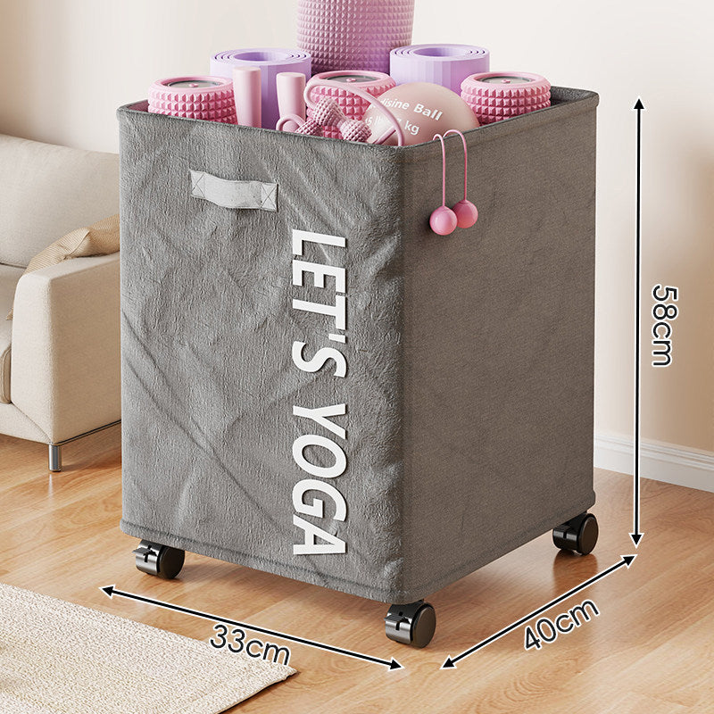 Rollender doppelt compartment Sportgeräte Aufbewahrung Wäschekorb Organizer