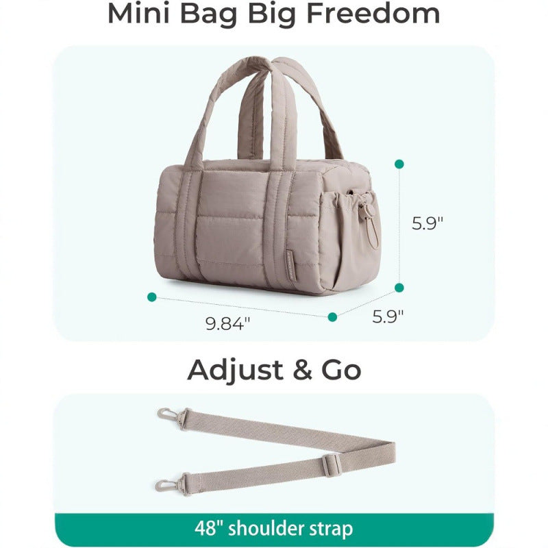 Stylische gepolsterte Handtasche Brehn