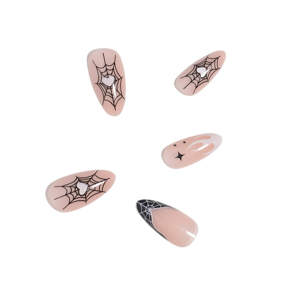 Halloween-Themen Press-On Nagelset Brehn