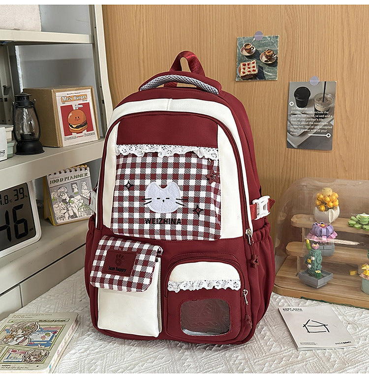 Süßer katzen Themen Schulrucksack