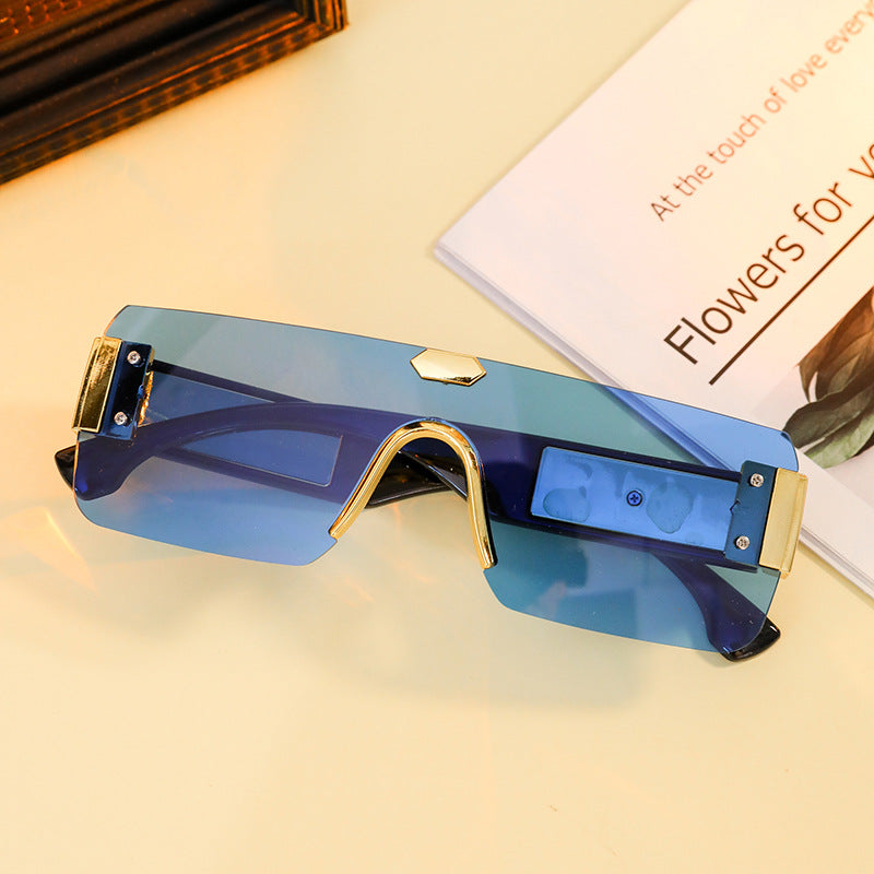 Damen geometrische Statement-Sonnenbrille Brehn