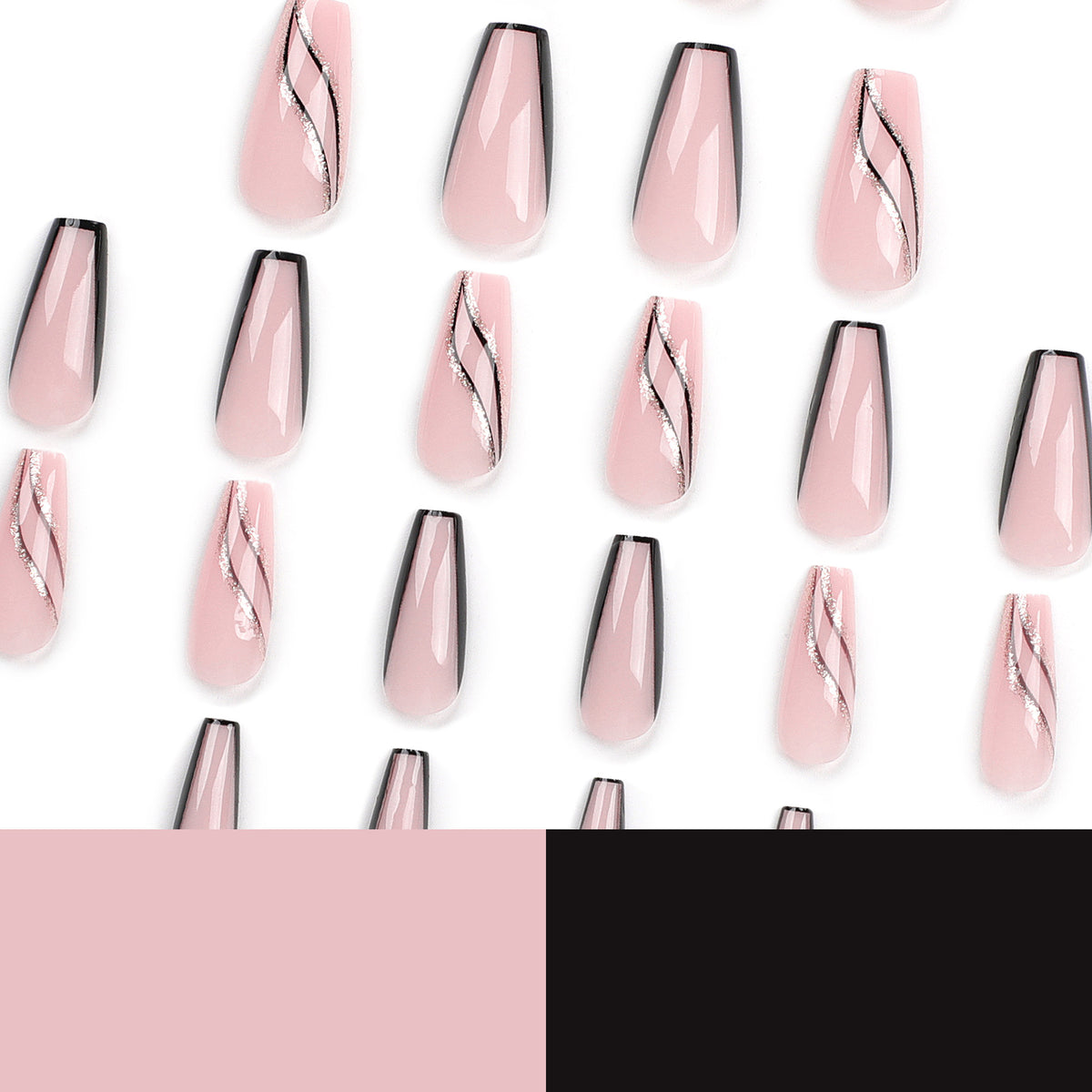 Kunstvolle Nagelverlängerungen mit elegantem Design Brehn