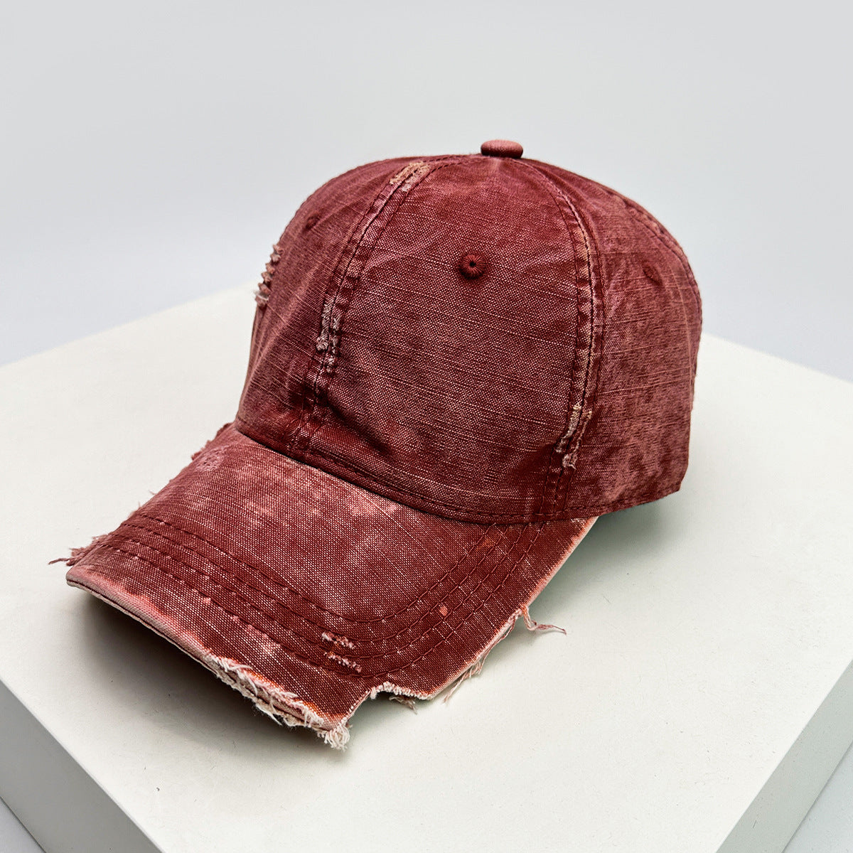 Herren Zerrissene Denim Baseballmütze Brehn
