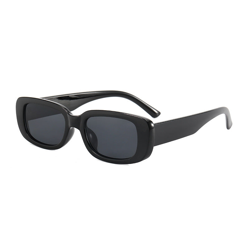 Damen modische Retro-Sonnenbrille mit rechteckigem Rahmen Brehn