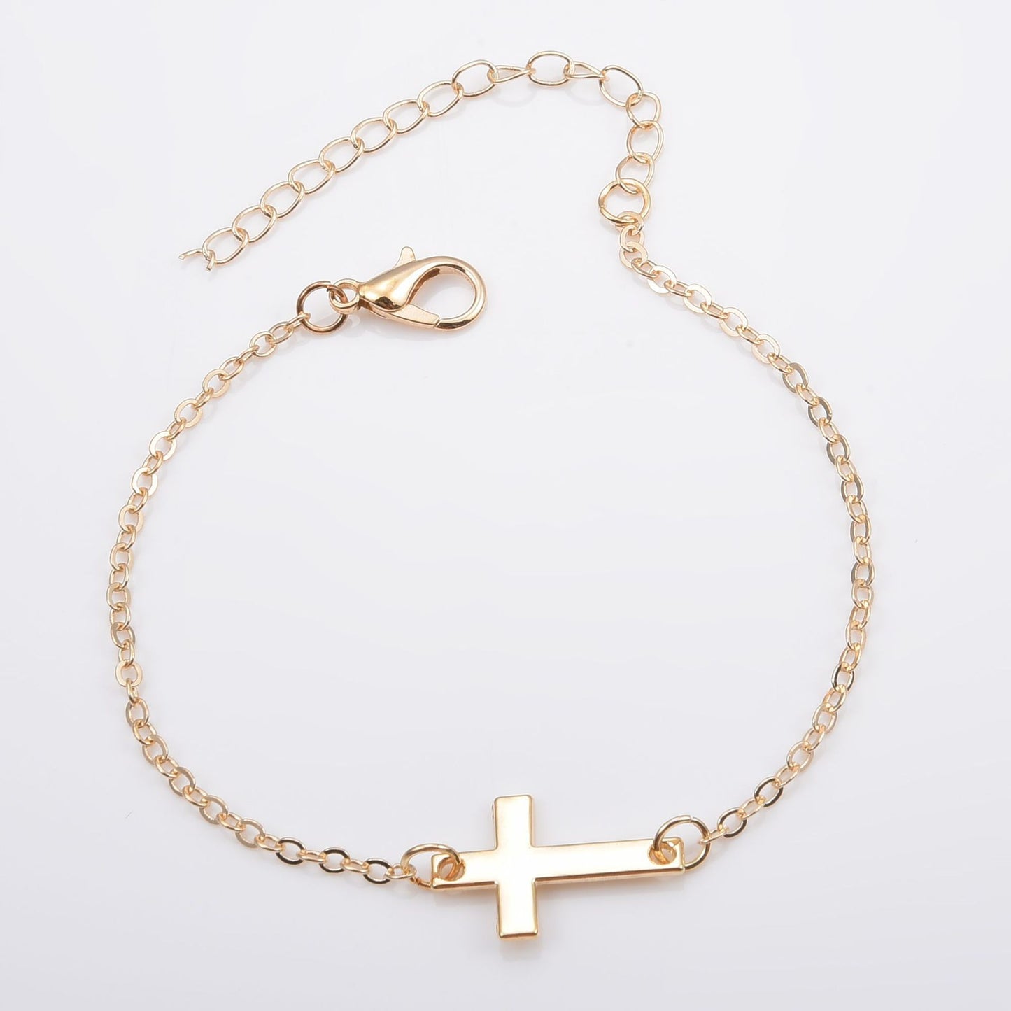 Minimalistische Kreuz Charm Armband Brehn