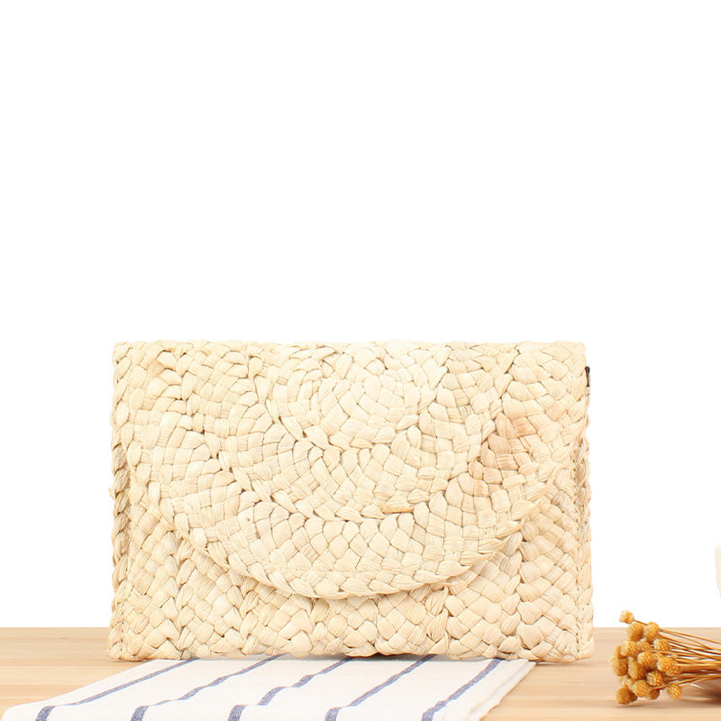 Clutch Aus Handgefertigtem Korbgewebe Brehn