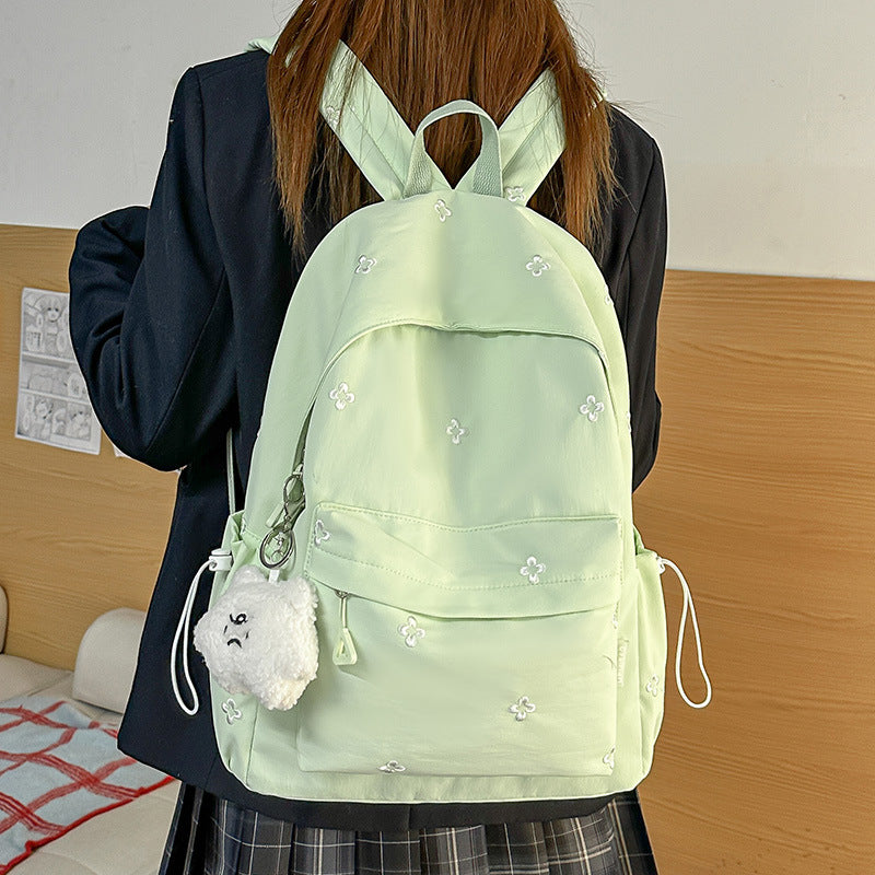 Frauen bestickter Alltags-Rucksack Brehn
