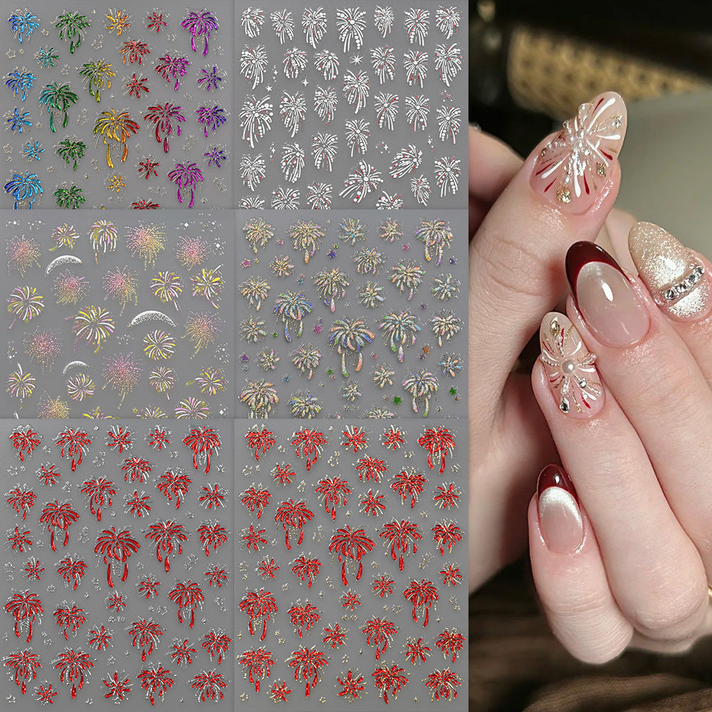 Dekorative Nagelkunst-Folie-Sticker