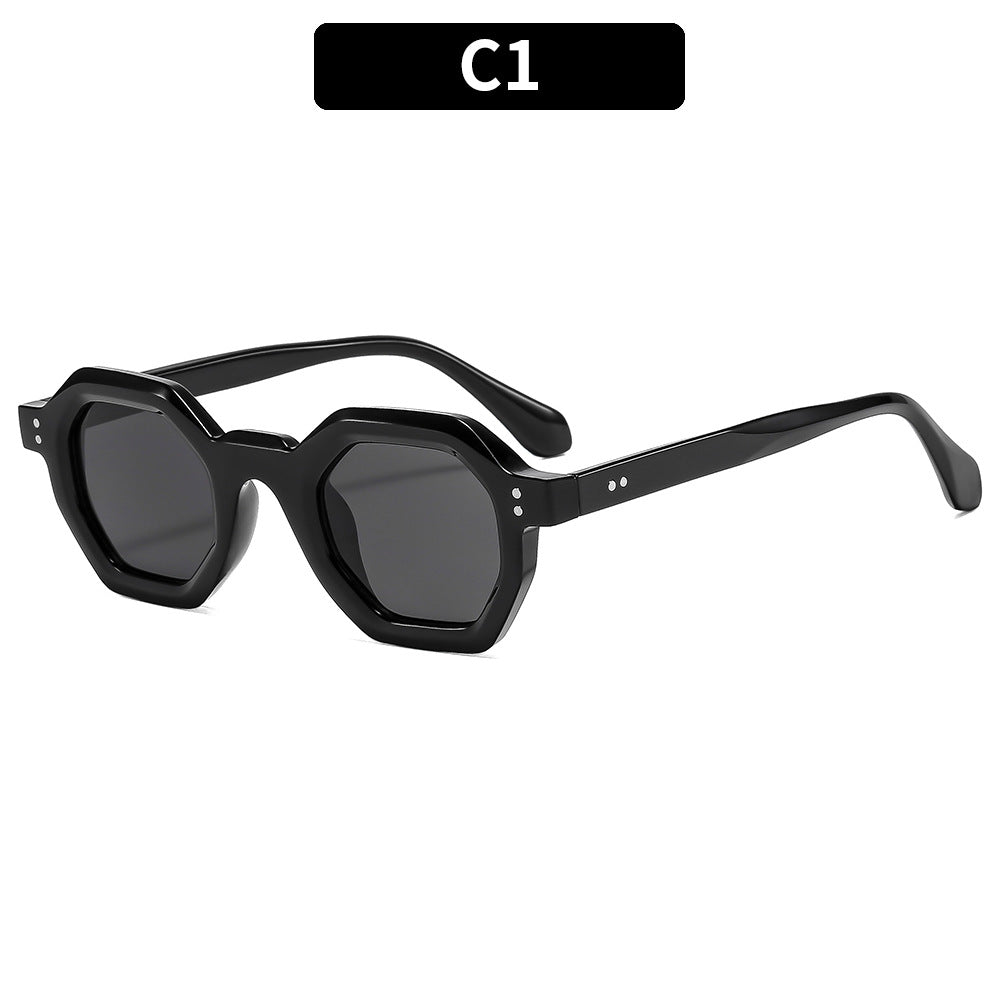 Modische Winkelsonnenbrille