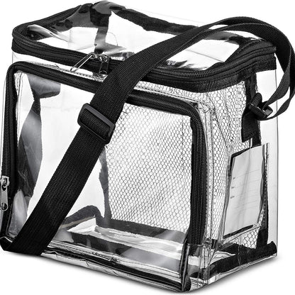 Transporttasche Aus Transparentem Material mit Netzfächern Brehn