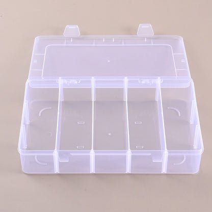 Transparente Multi-Division Bastelbedarf Organizer Brehn