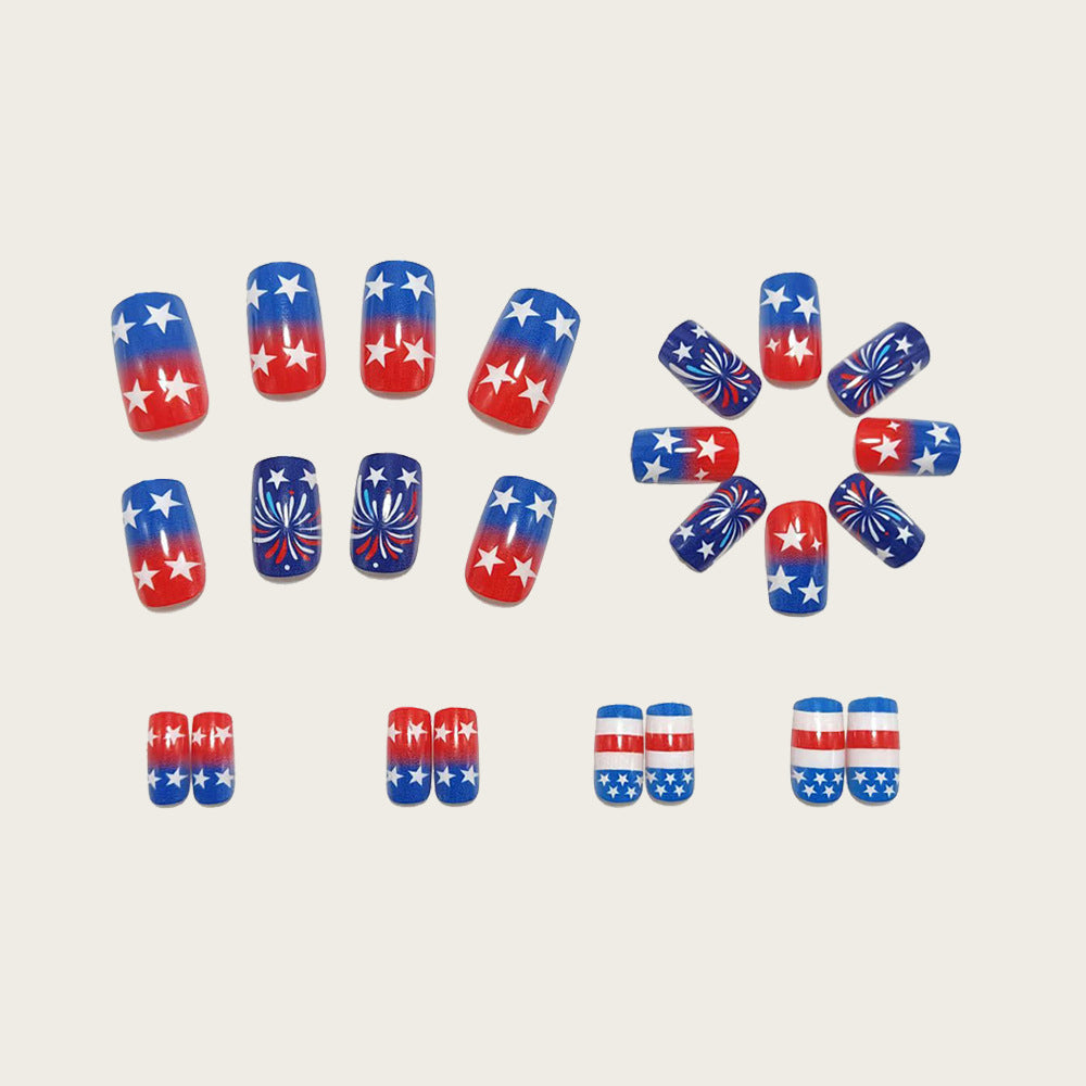 Kreative Nagelkunst mit Patriotischen Motiven Brehn