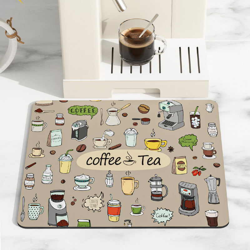 Dekorativer Kaffeeteller