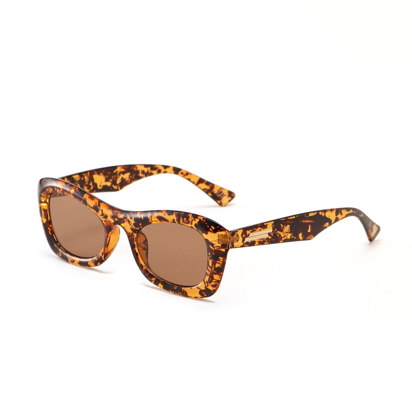 Damen stylische Sonnenbrille im angesagten Geometrie-Design Brehn