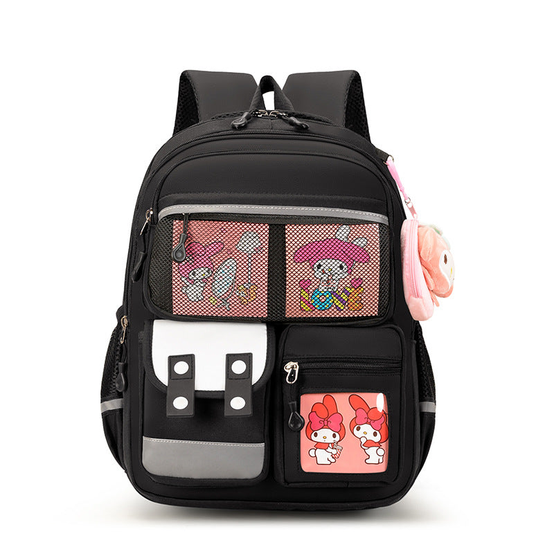 Rucksack mit Verspieltem Design und Vielseitigen Taschen Brehn