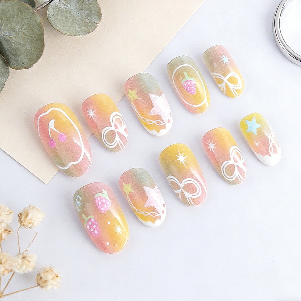 Kreative Französische Tip Nagelkunst Brehn
