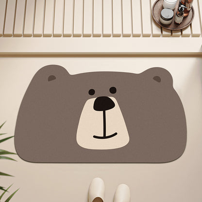 Niedliche Panda-förmige Badmatte