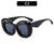 Oversized Chunky Frame Sonnenbrille