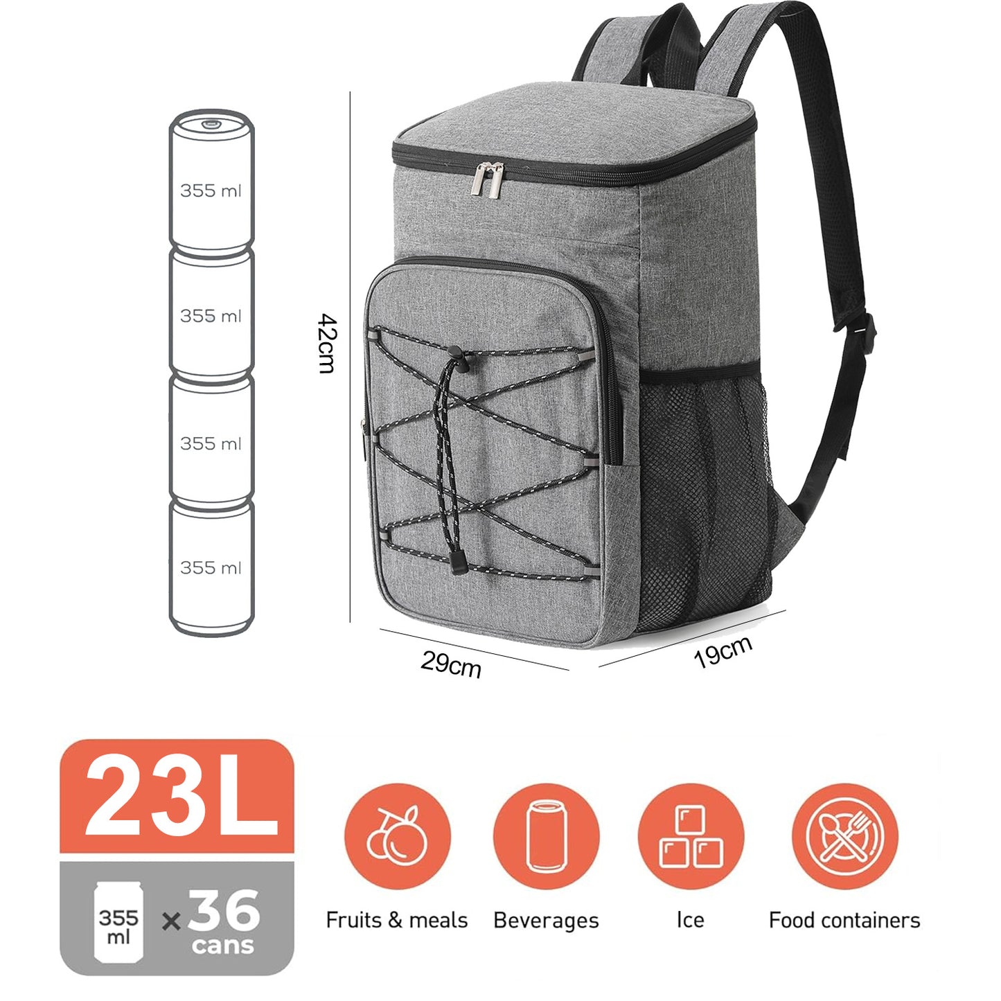 Unisex Rucksack mit isoliertem Fach Brehn