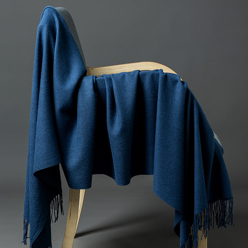 Luxuriöse Cashmere-Mischung Wurfdecke