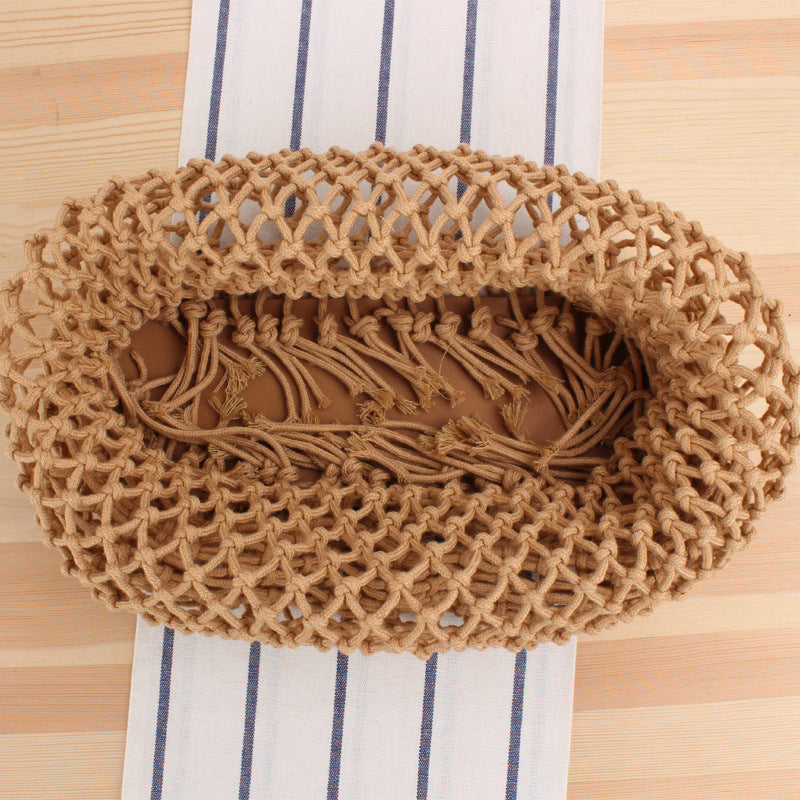 Netz Tragetasche Aus Handgefertigtem Naturmaterial Brehn