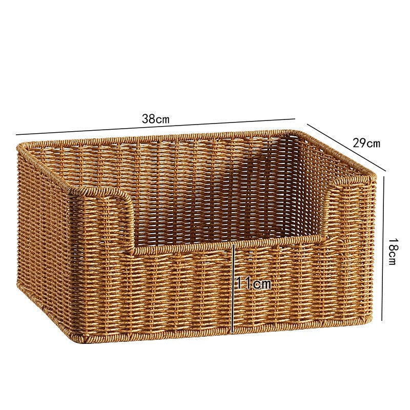 Unisex Moderner Aufbewahrungskorb aus geflochtenem Material Brehn
