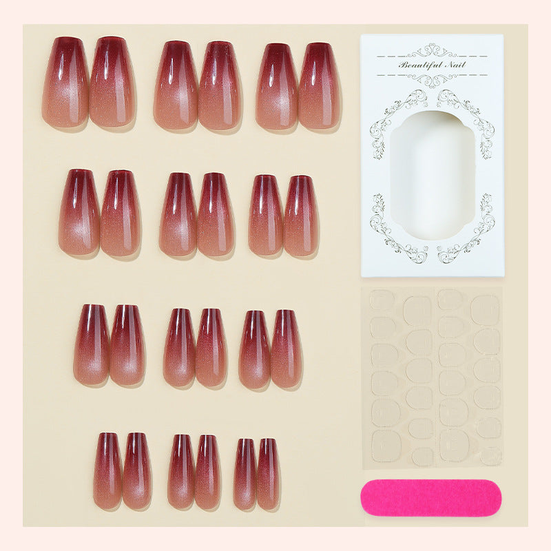 Gradient Ombré Press-On Nail Set Brehn