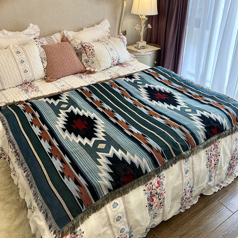 Elegante florale Wandteppichdecke