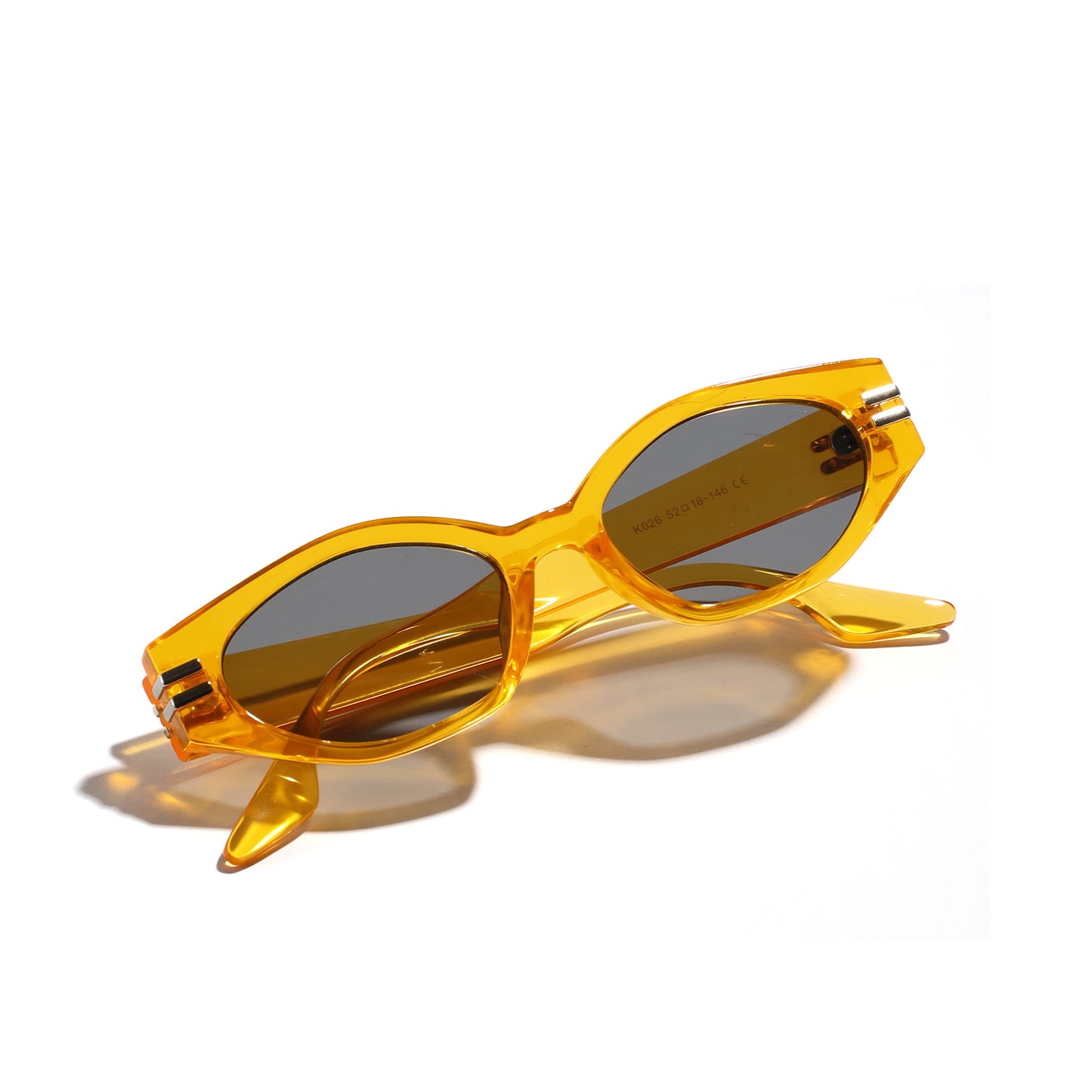 Damen geometrische Sonnenbrille im ikonischen Design Brehn