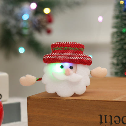 Kreative Weihnachtswristband mit Schneemann-Motiv Brehn