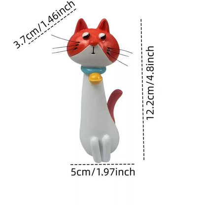 Dekorative Katzenfigur im eleganten Stil Brehn