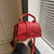 WoLuxurious Texturierte Leder Schultertasche Brehn