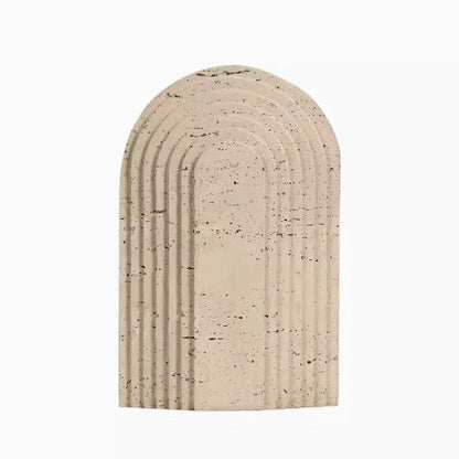 Abstrakte Beton Regenbogen Skulptur