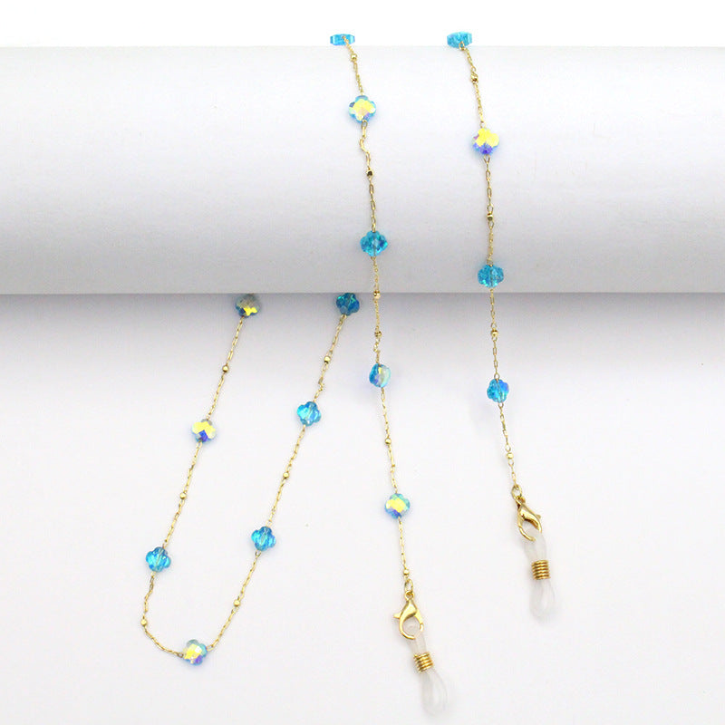 Elegante, kristallgestaltete Brillenband Brehn
