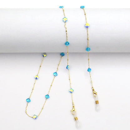 Elegante, kristallgestaltete Brillenband Brehn