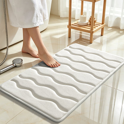 Weiche Wellen Design Badezimmermatte Brehn