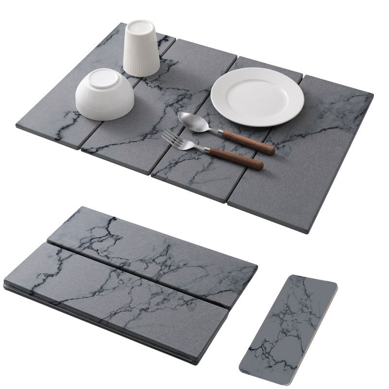Marmor Effekt Tischsets