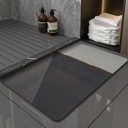 Modern Geometrische Badematte Brehn