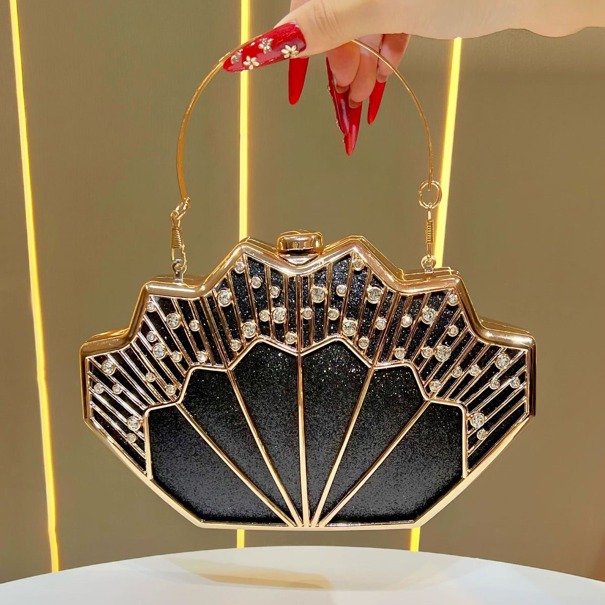 Art Deco Abend Clutch