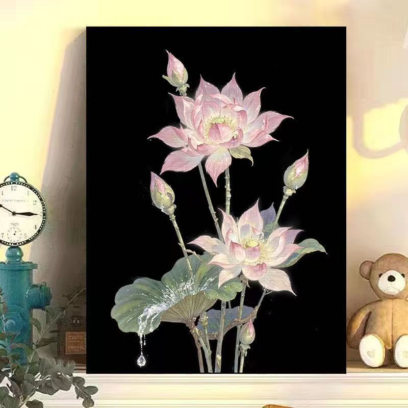 Wisteria Floral Leinwand Kunst Brehn