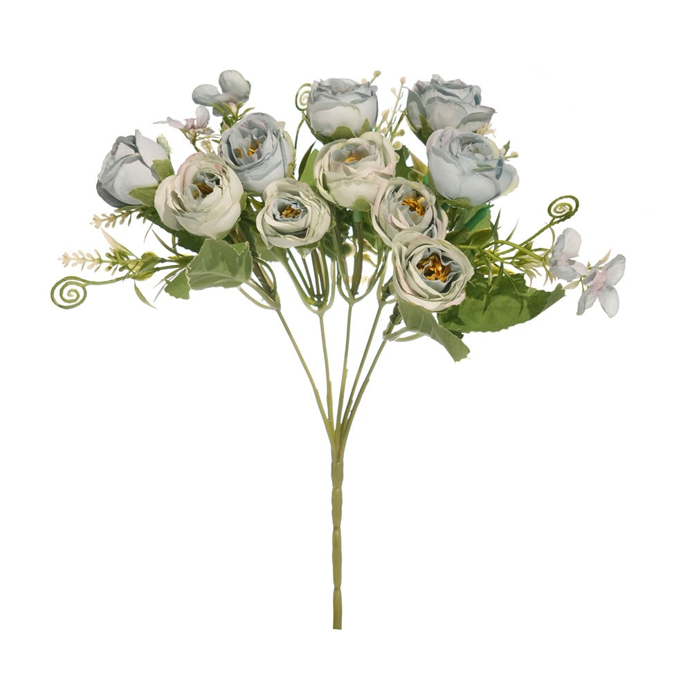 Lebensechter Rosenstrauß Stiel