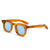 Damen modische Oversize-Sonnenbrille mit transparentem Rahmen und polarisierten Gläsern Brehn