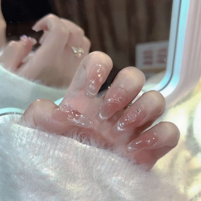 Luxuriöses Künstlerisches Press-On Nagelset Brehn