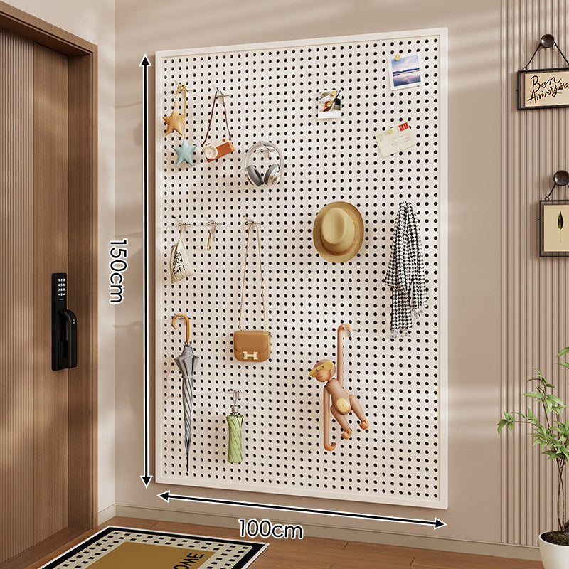 Wandanag perforiertes Lochboard-Organizer-Panel Großes Quadrat mit modularen Haken und Zubehör